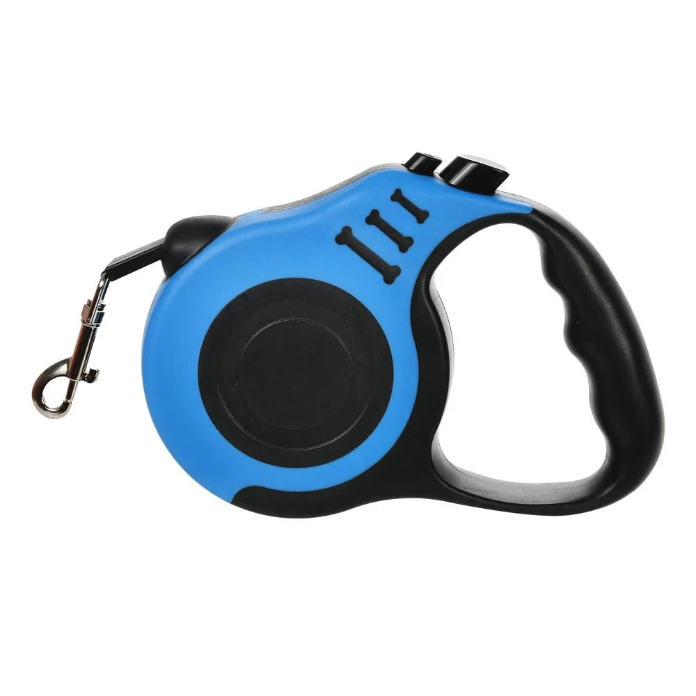 Retractable Dog Leash | Strong Nylon Lead for Small and Medium Dogs and Cats Blue