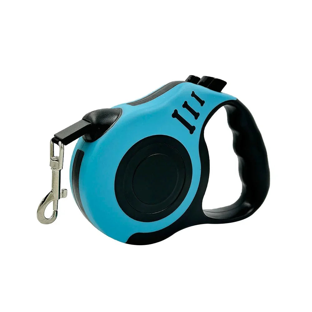 Retractable Dog Leash | Strong Nylon Lead for Small and Medium Dogs and Cats Turquoise