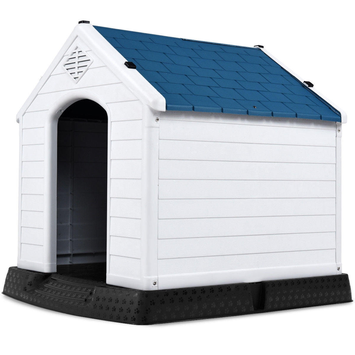 Indoor/Outdoor Waterproof Plastic Dog House Pet Puppy Shelter PS7065