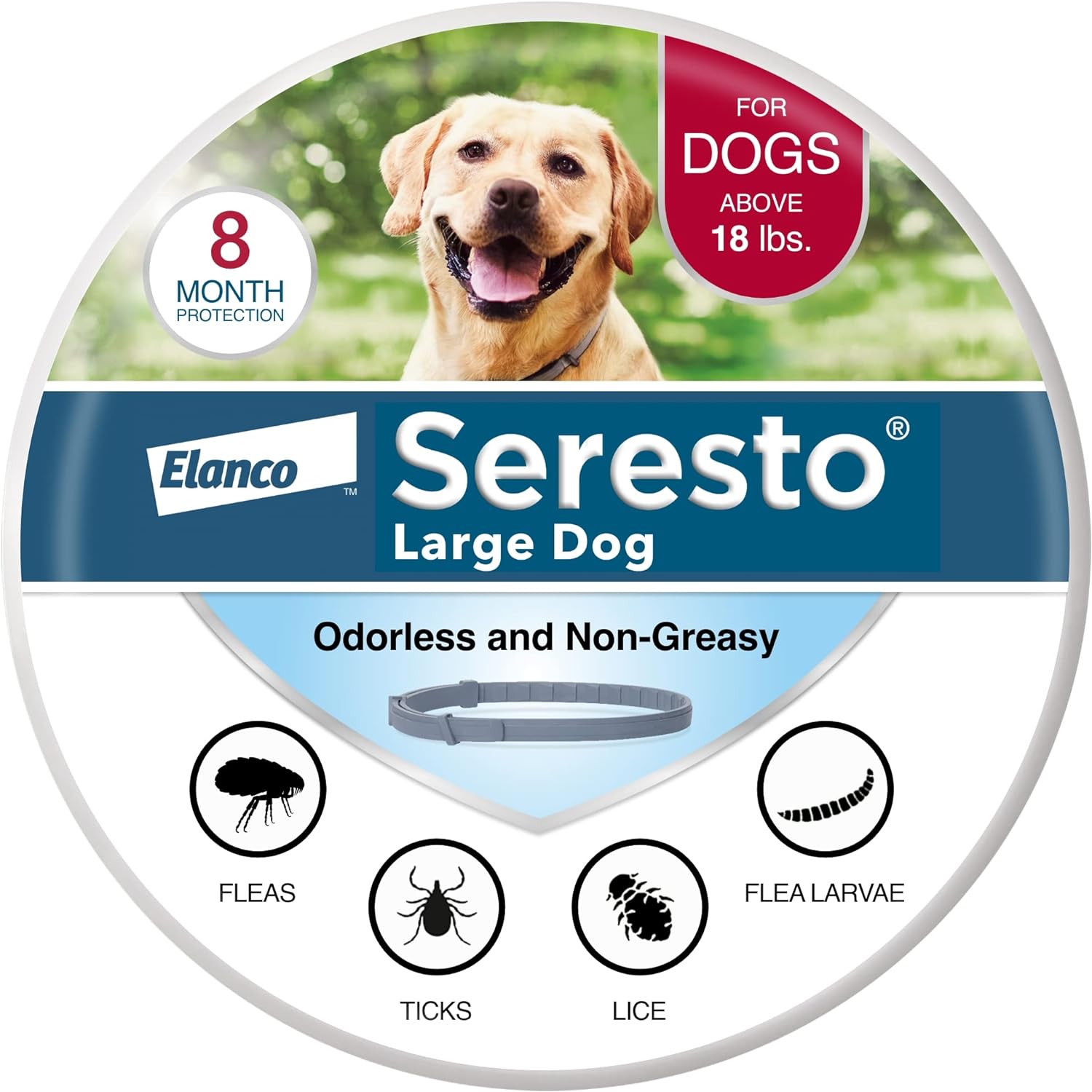 Seresto Flea & Tick Dog Collars Large Single Pack