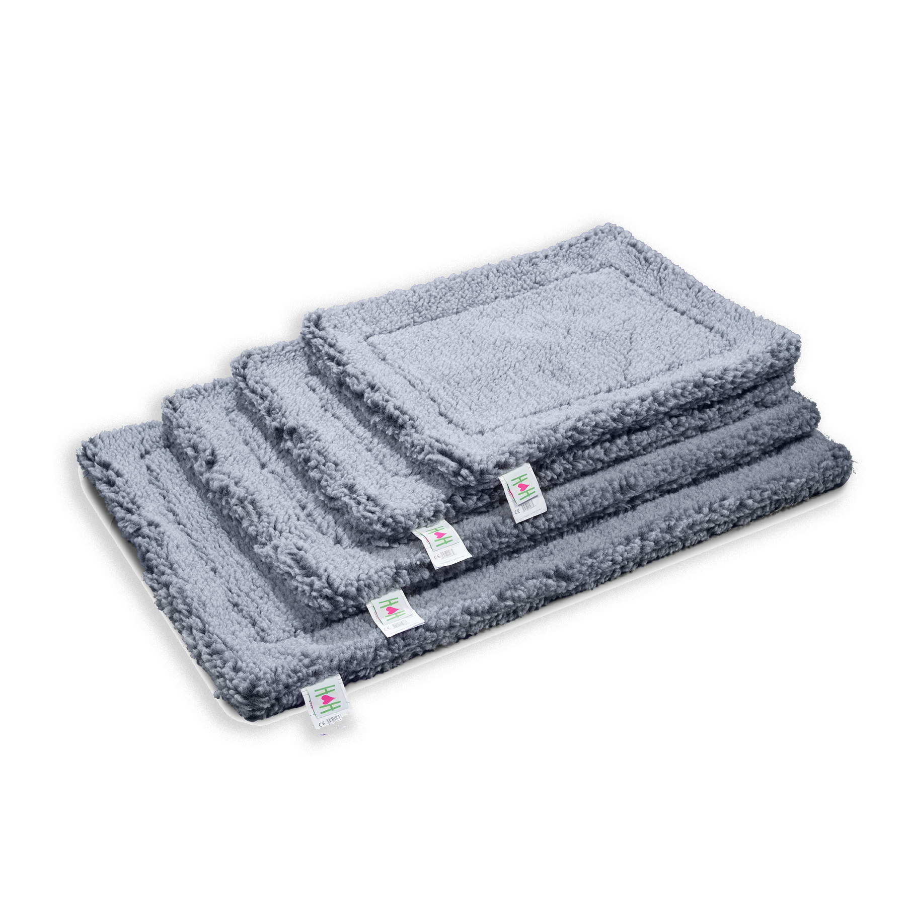 HuggleFleece® Mat Cat & Dog Bed Gray