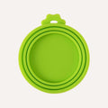 Tilley + Me Pet Food Saver Lid - BPA-Free Silicone, Keeps Food Fresh Lime Green