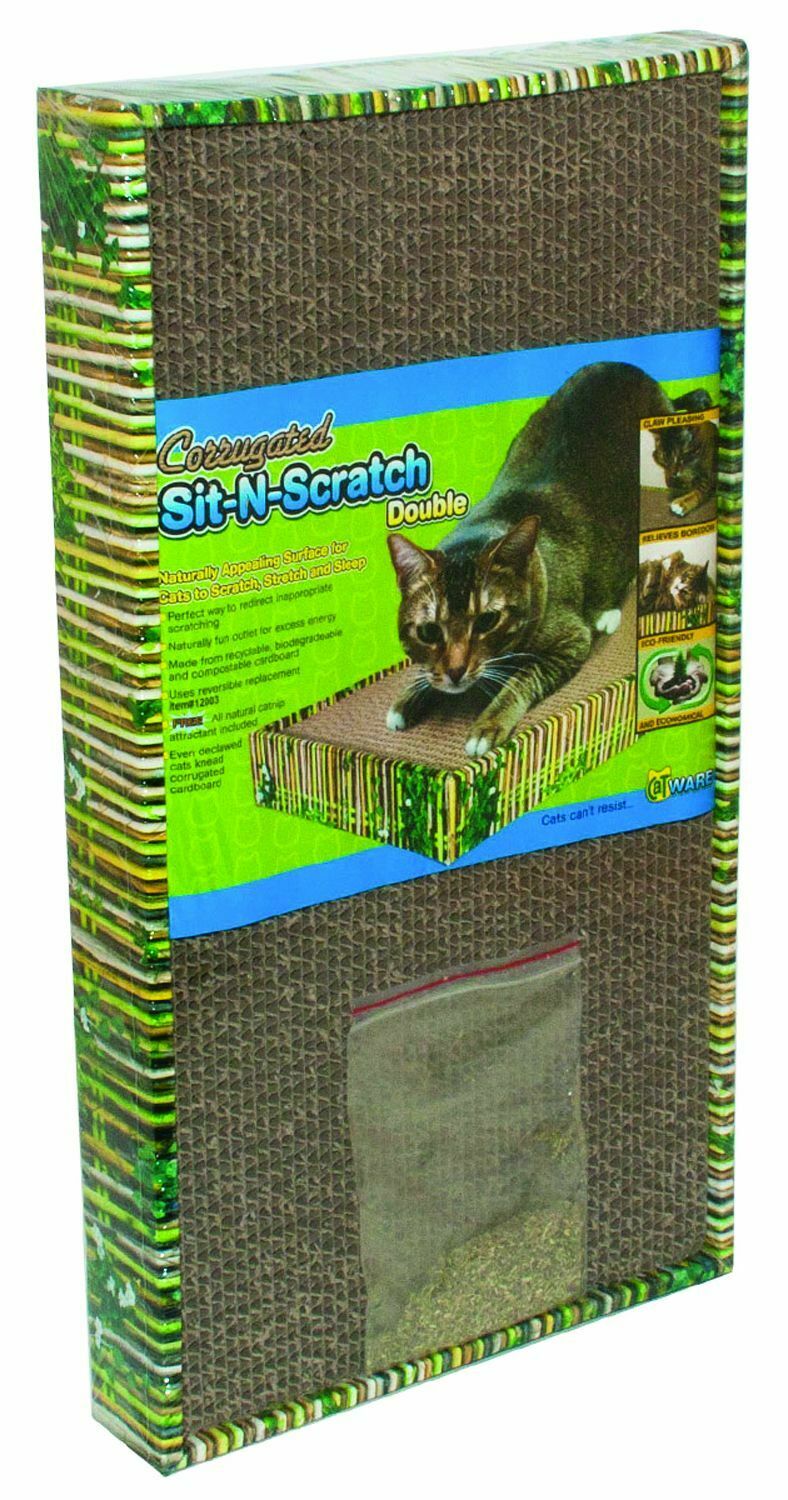Sit-N-Scratch Cat Scratcher Double