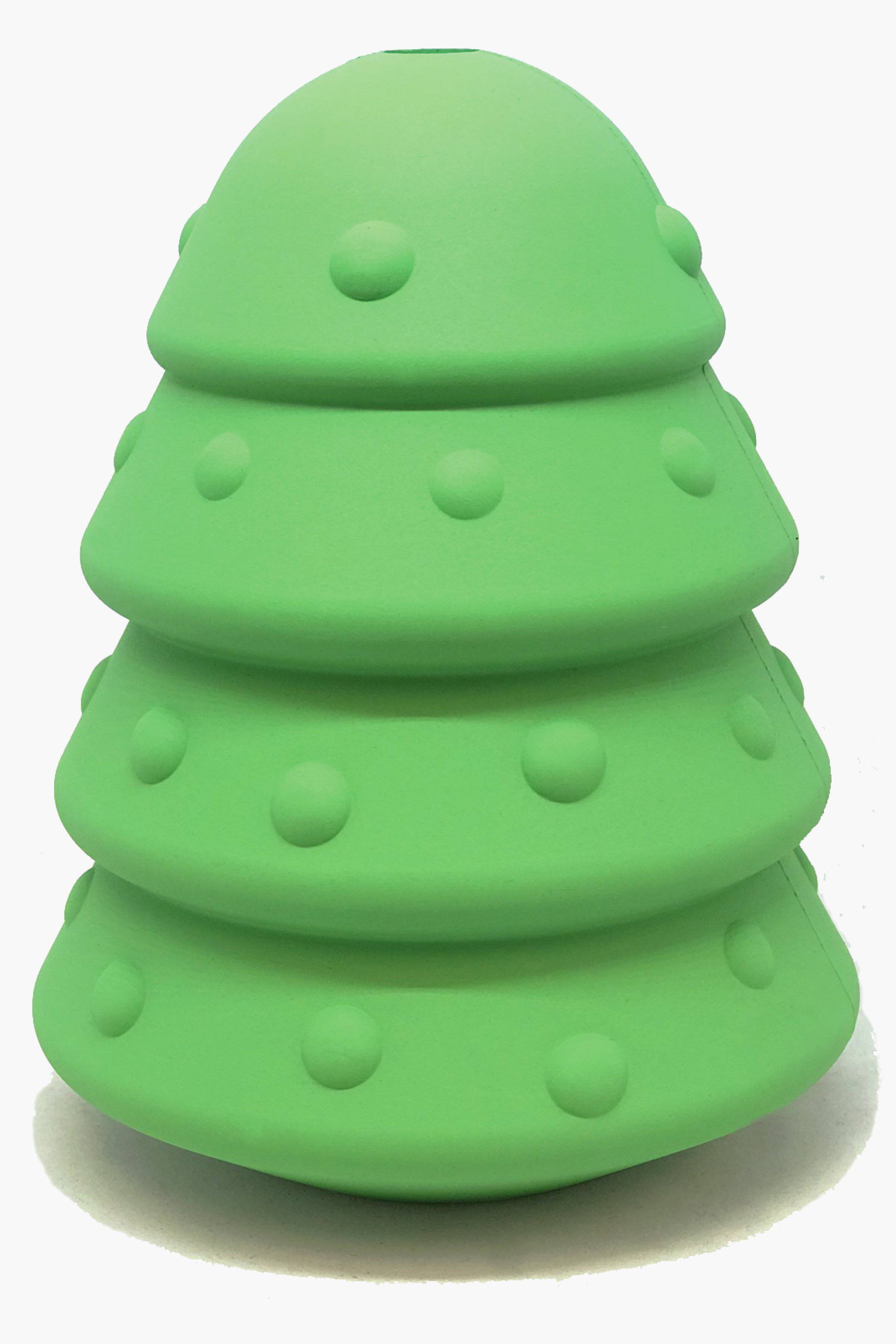 Christmas Tree Dog Toy - Durable Rubber Chew Toy for Large Dogs | USA Made Large Christmas Tree Toy