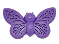 Butterfly Nylon Chew & Enrichment Toy | 2-in-1 for Aggressive Chewers | SodaPup Purple Butterfly Nylon Toy