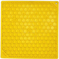 Honeycomb eMat - Enrichment Lick Mat for Dogs and Cats | eMat Enrichment Toy for Anxiety Relief | SodaPup Honeycomb E-Mat - large yellow
