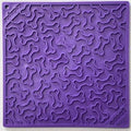 Bones eMat - Enrichment Lick Mat for Dogs and Cats | eMat Enrichment Toy for Anxiety Relief | SodaPup Purple Bones E-Mat