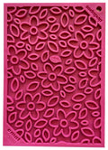 Flower Power emat - Enrichment Lick Mat for Dogs and Cats | Flower Design | USA Made Flower Power E-Mat - small pink