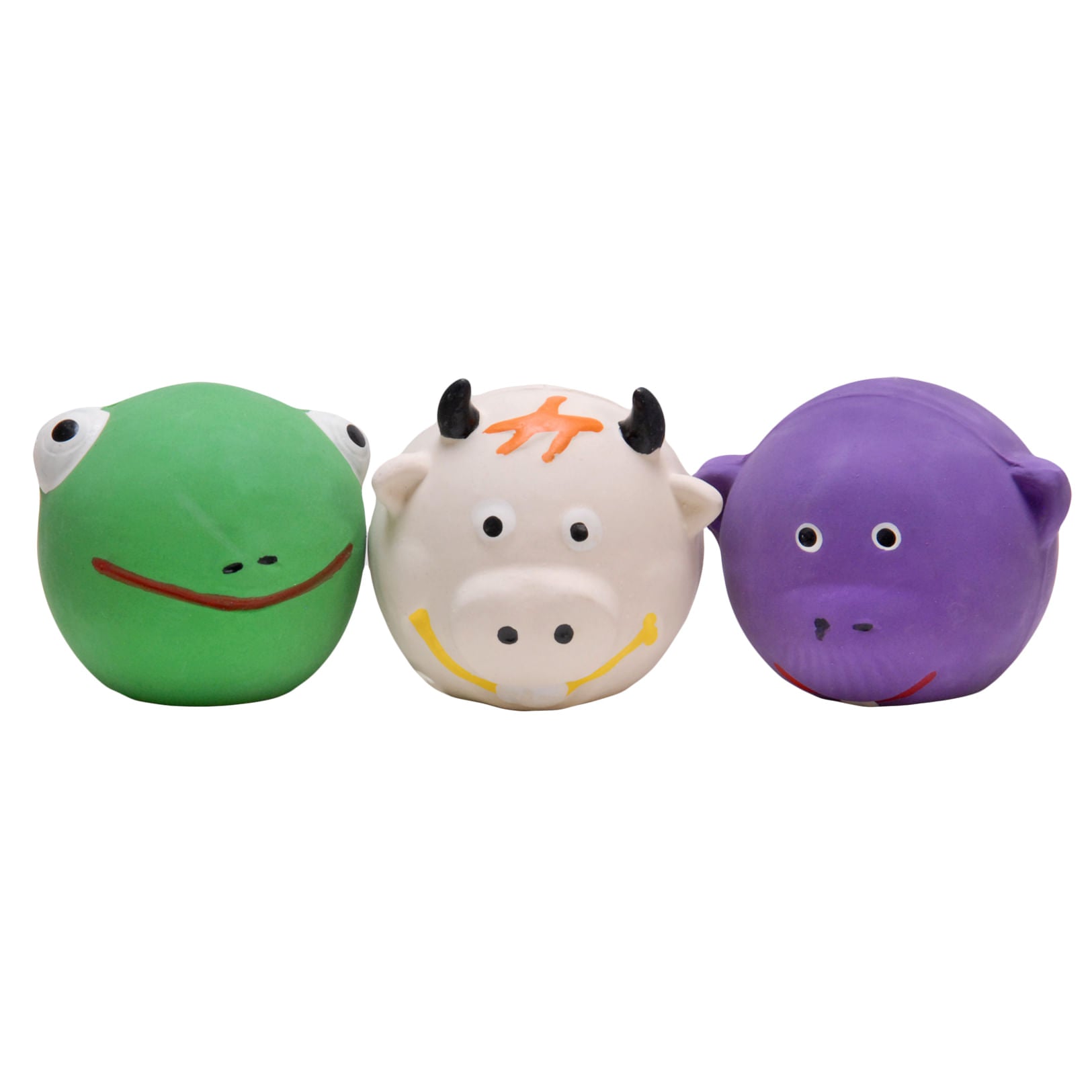 Jeffers Squeakies Latex Dog Toy, Assorted, Each Assorted 1 ct