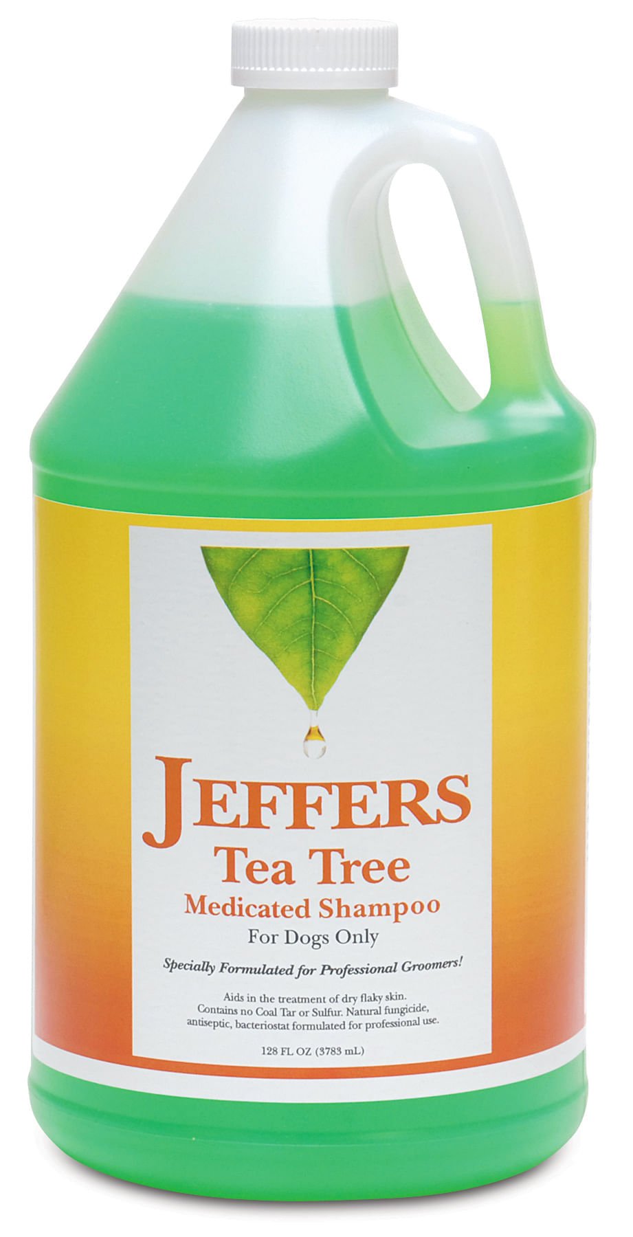 Jeffers Pet Tea Tree (Melaleuca) Medicated Dog Shampoo for Dry Skin Wintergreen Gallon 1