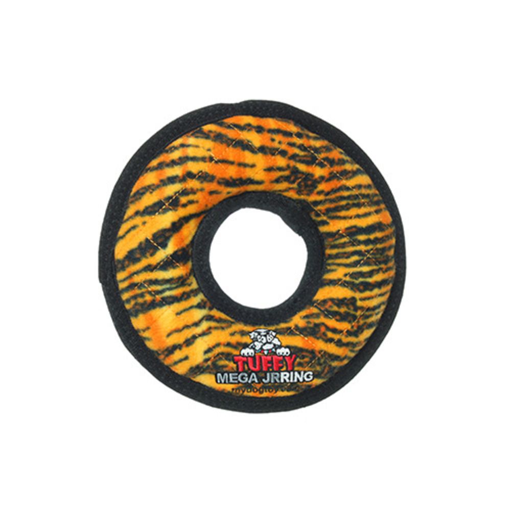 Mega Junior Ring Dog Toy Tiger