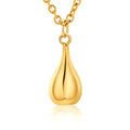 Tiny Gold Drop Ashes Pendant