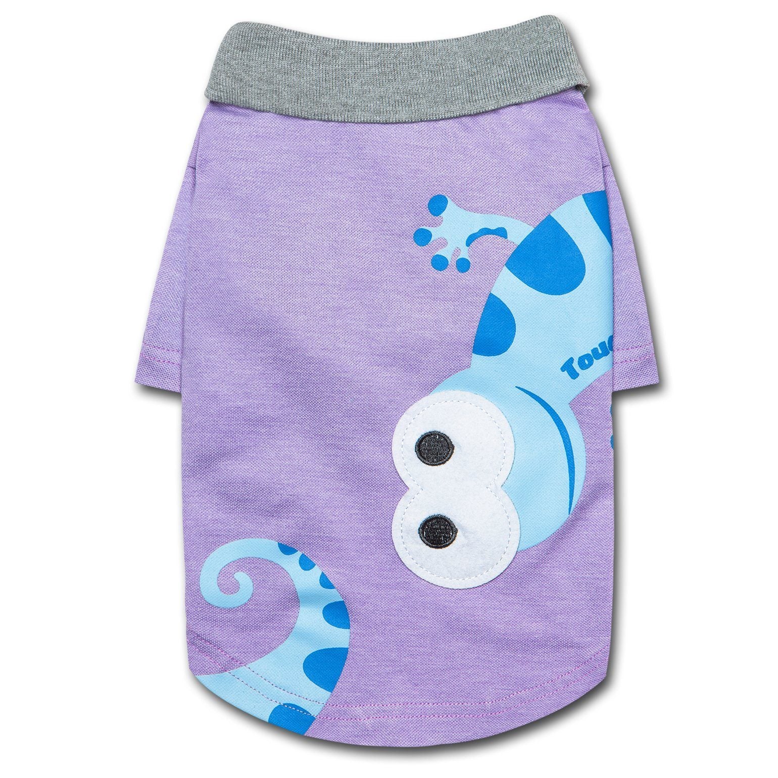 Touchdog 'Arubark' Caribbean Style Dog Polo T-Shirt Purple