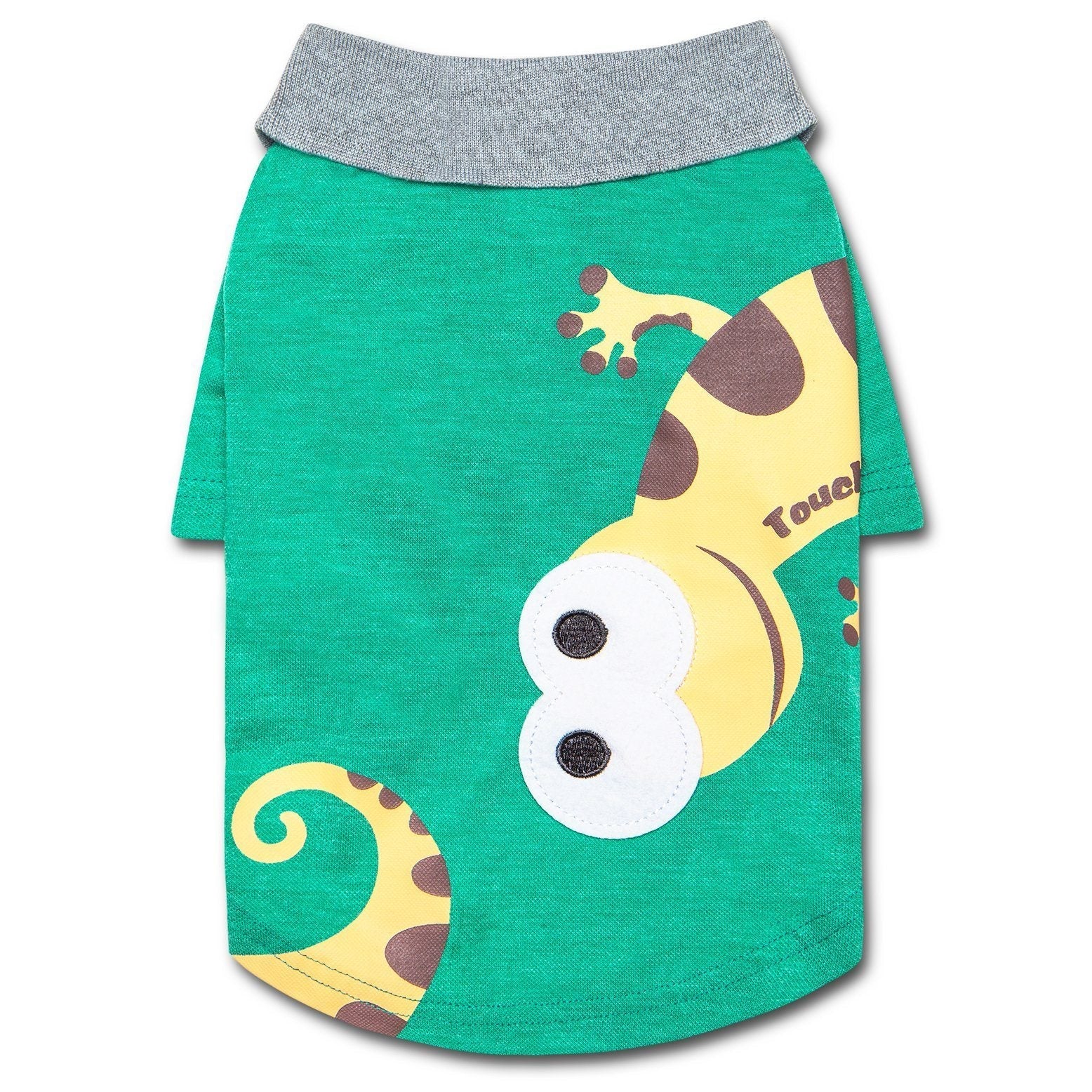 Touchdog 'Arubark' Caribbean Style Dog Polo T-Shirt Green
