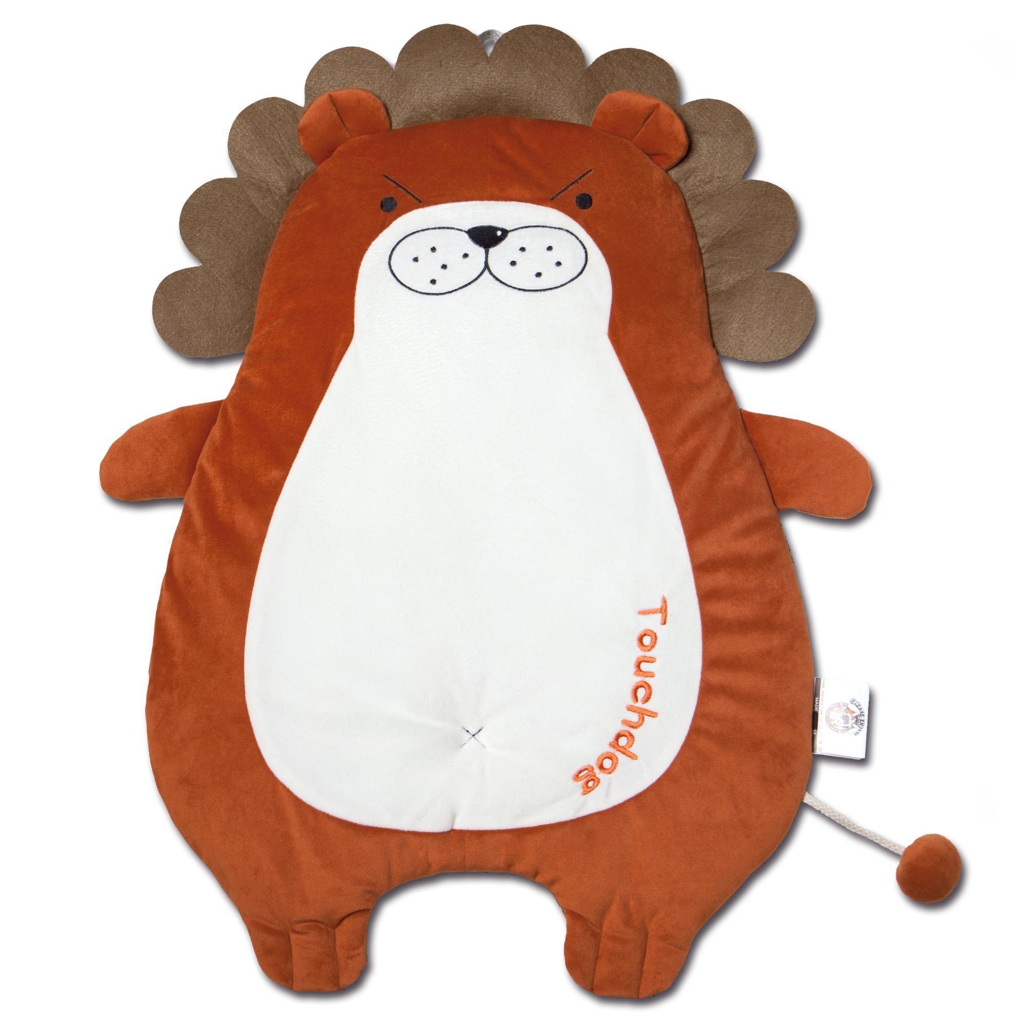 Touchdog 'Critter Hugz' Designer Character Animated Dog Mats Orange White