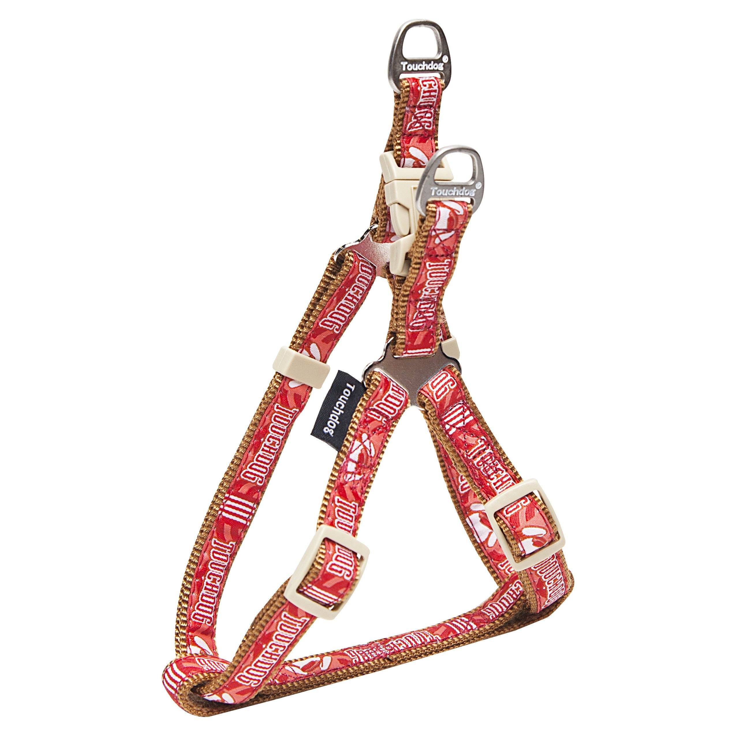 Touchdog 'Funny Bone' Tough Stitched Dog Harness and Leash