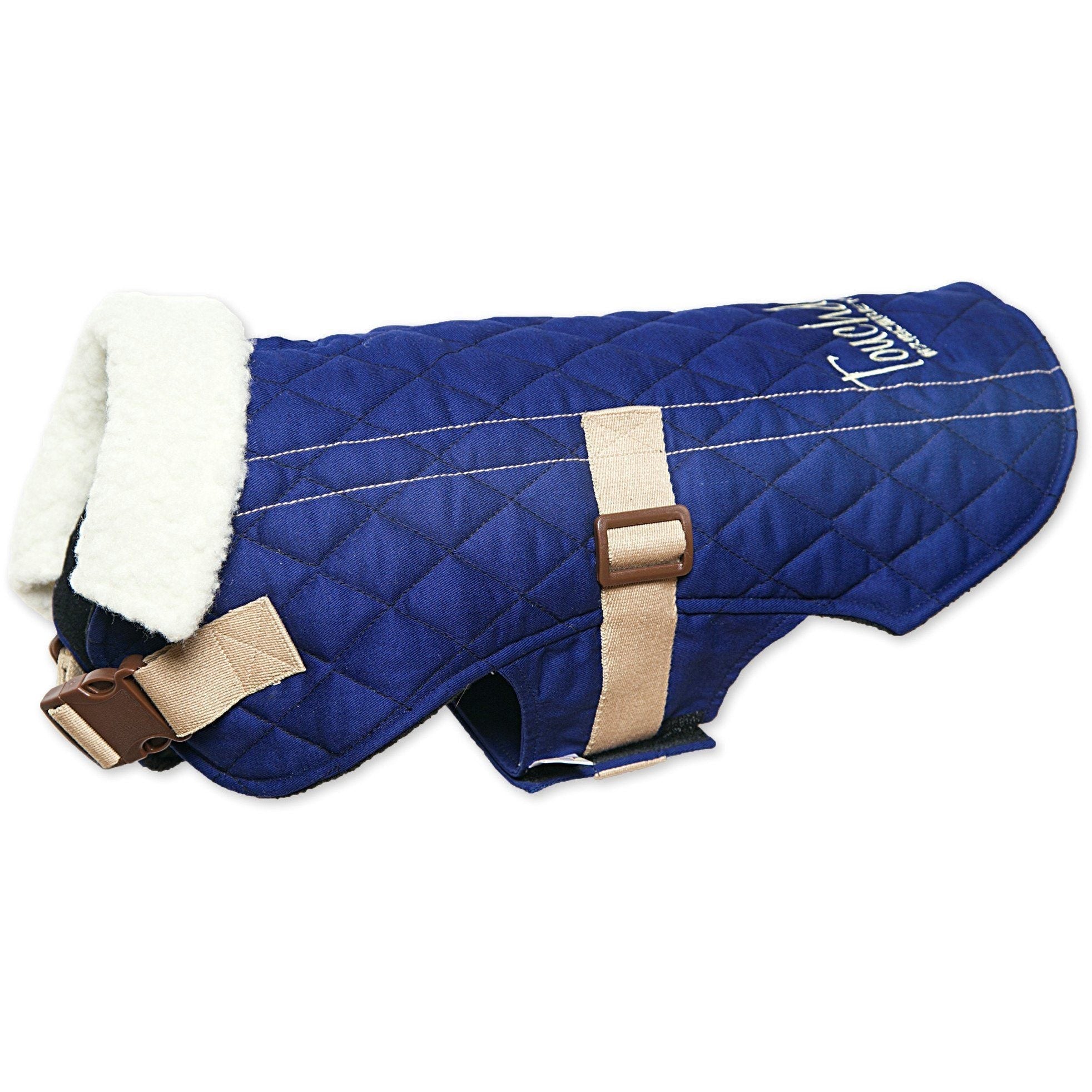 Touchdog ® Original Sherpa-Bark Designer Fashion Dog Coat Royal Blue