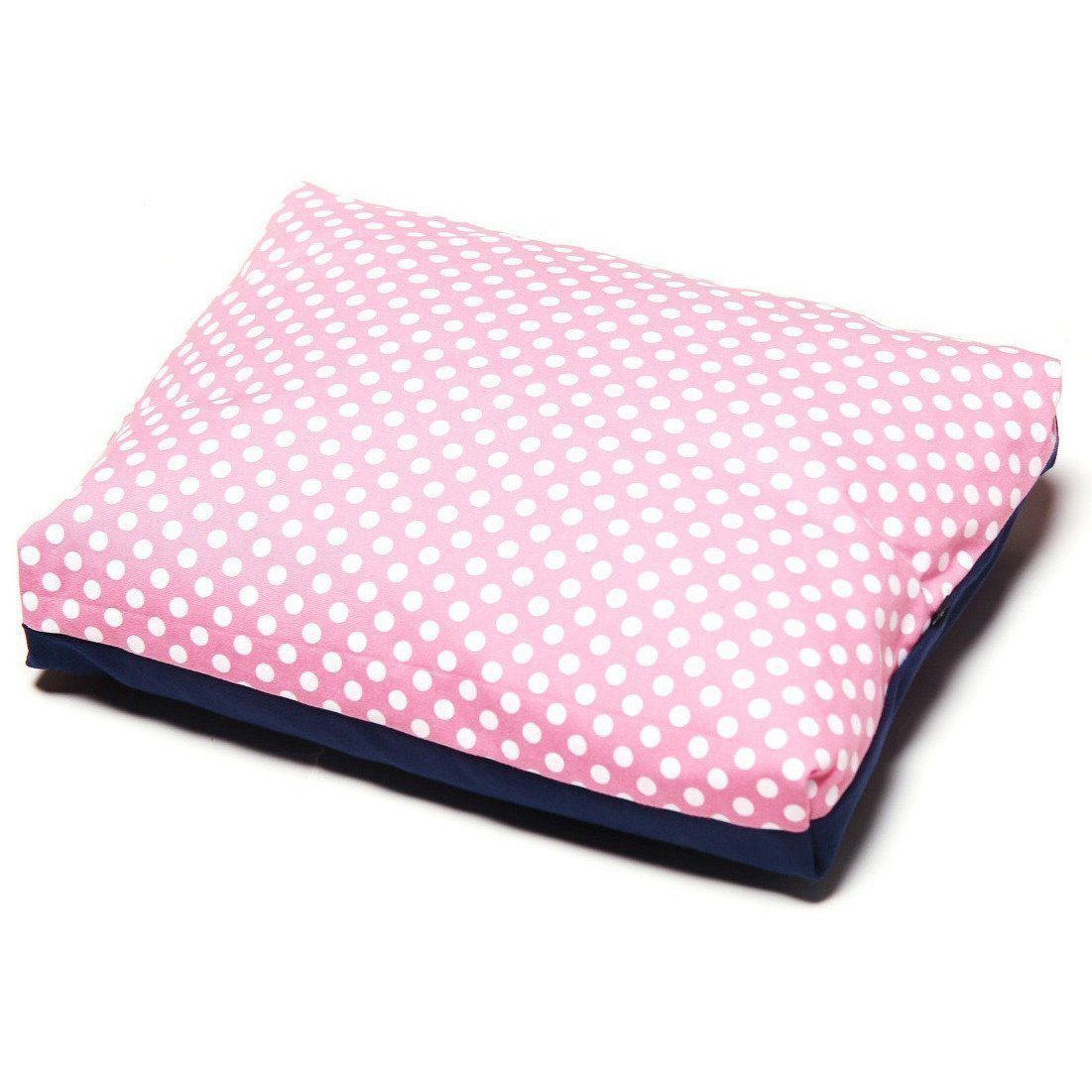 Touchdog ® 'Polka-Striped' Rectangular Designer Premium Dog Bed