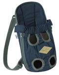 Touchdog ® 'Wiggle-Sack' Fashion Designer Front and Backpack Dog Carrier Navy