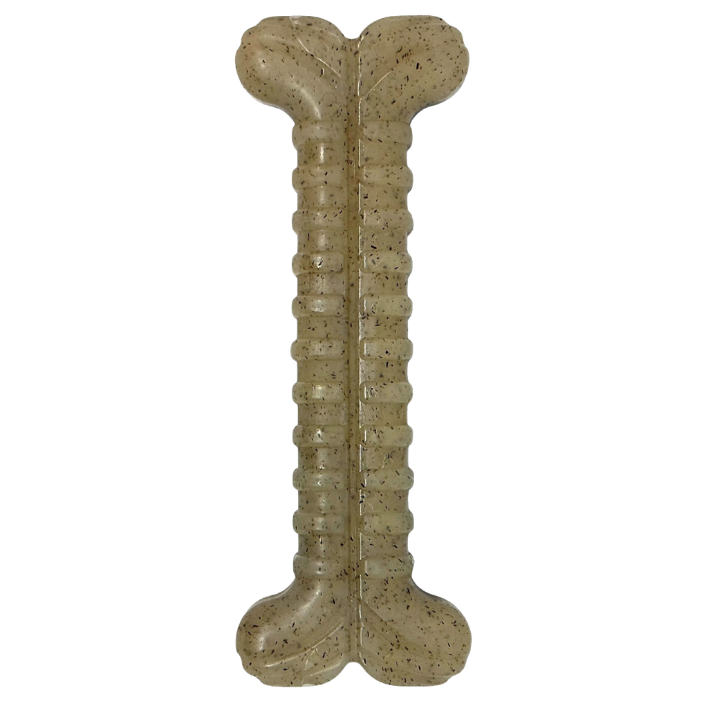 Tough Bone Nylon Chew Bone | Ultra-Durable Dog Toy for Aggressive Chewers | SodaPup Toughbone - Brown