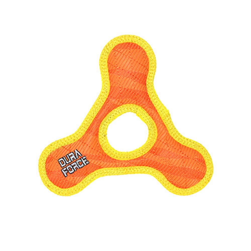 TriangleRing Dog Toy by DuraForce Orange