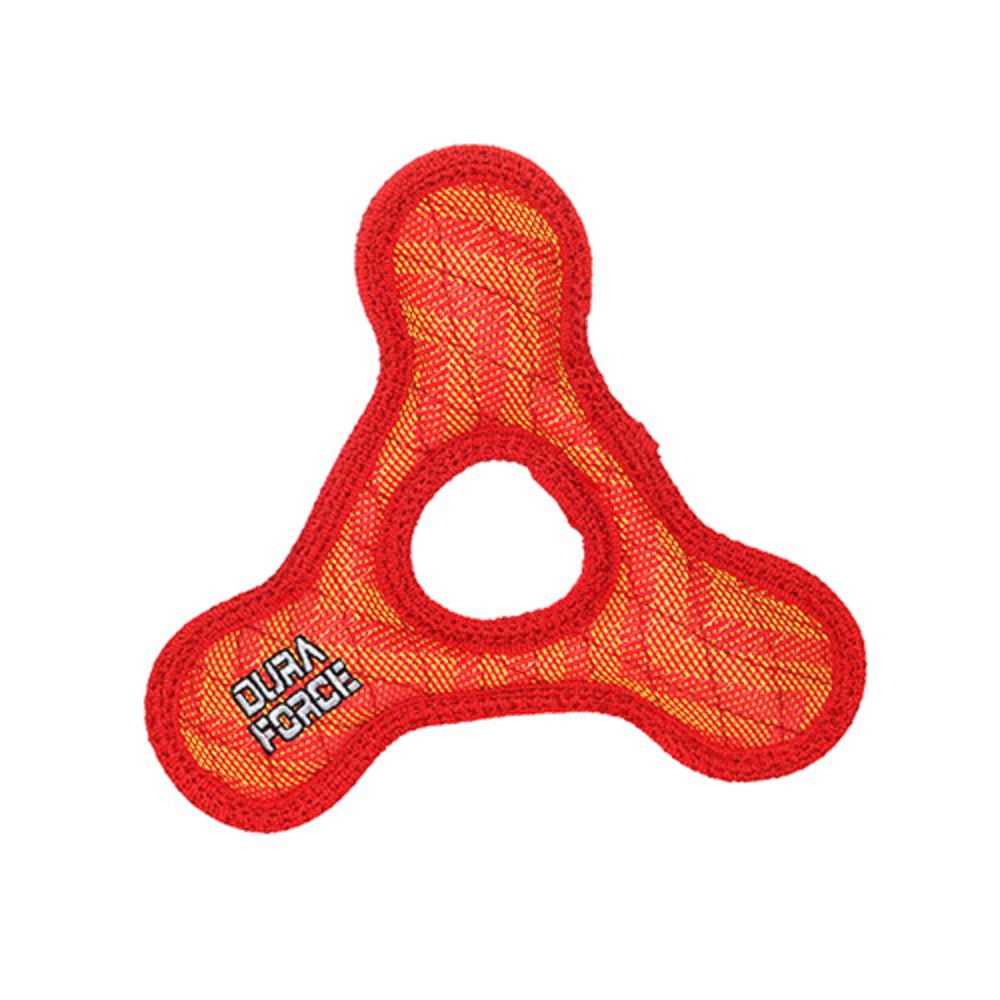 TriangleRing Dog Toy by DuraForce Red