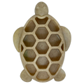 Turtle Nylon Chew Toy - Ultra-Durable Enrichment Toy for Power Chewers USA Turtle Nylon Toy - Brown