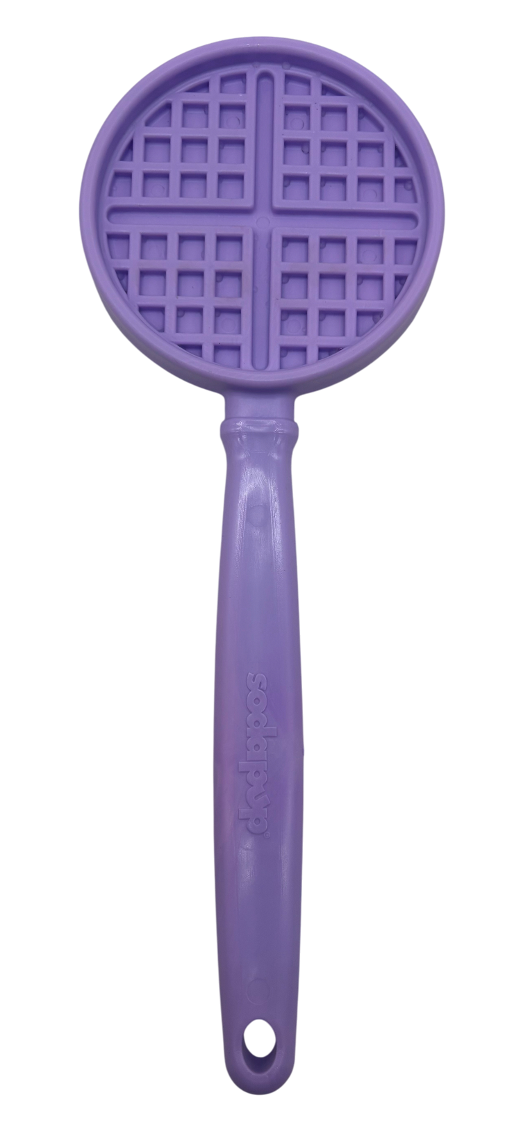 eStick Hand-Held Dog Enrichment Toy - Interactive Lick Stick | USA Made Waffle Lick Stick - Pastel Purple