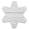 Snowflake Nylon Dog Chew Toy for Aggressive Chewers | USA Made & FDA Compliant Snowflake Nylon Toy - White