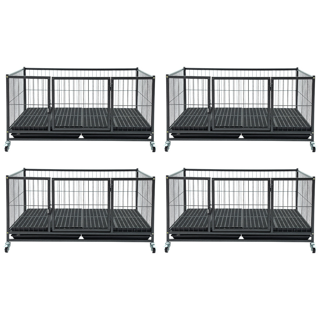 43" Upgraded Puppy Whelping Box WHLP02 4 Pack