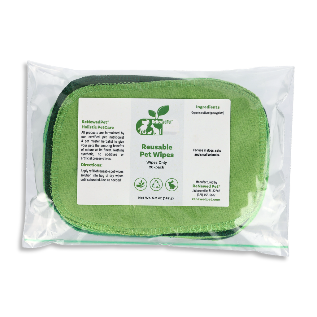 4-ALL PETS REUSABLE PET WIPES 10 WIPES