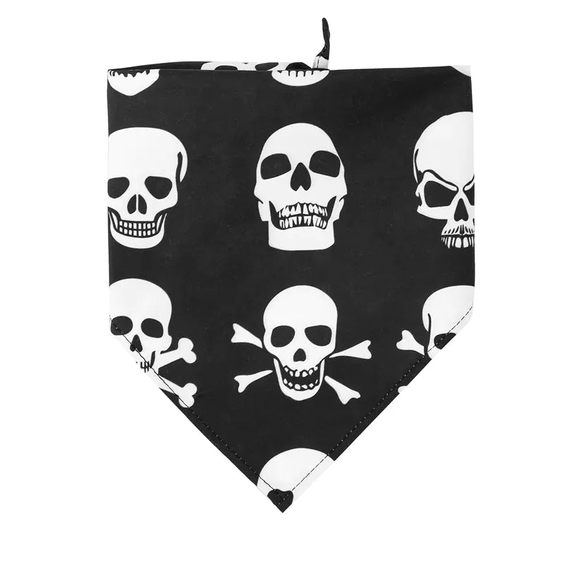 Single Layer Halloween Skull Dog Towel Style1 L