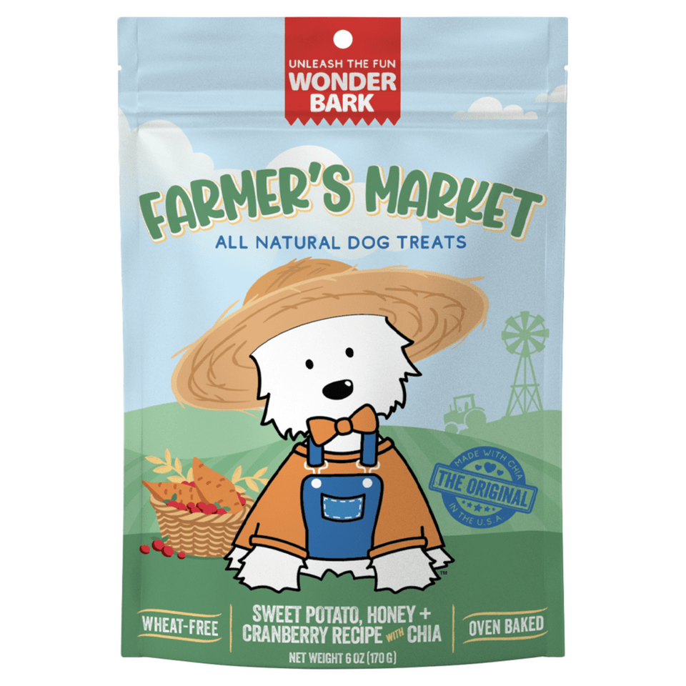Wonder Bark Everyday All Natural Grain-Free Dog Treats Farmer's Market 6 oz