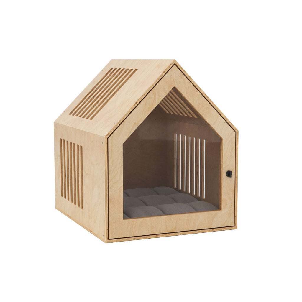 Wooden Indoor Dog House Light