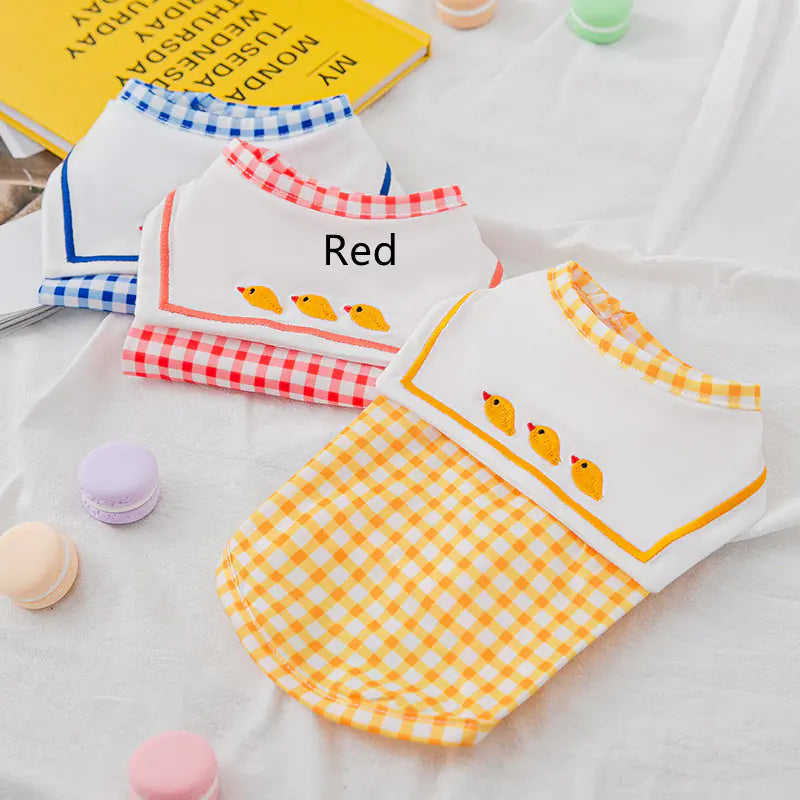 Cat Shirts for Small and Medium Dogs Pet Clothing Red XS (recommended weight 1-3 catties)
